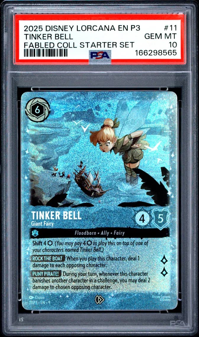Tinker Bell - Giant Fairy, PSA 10