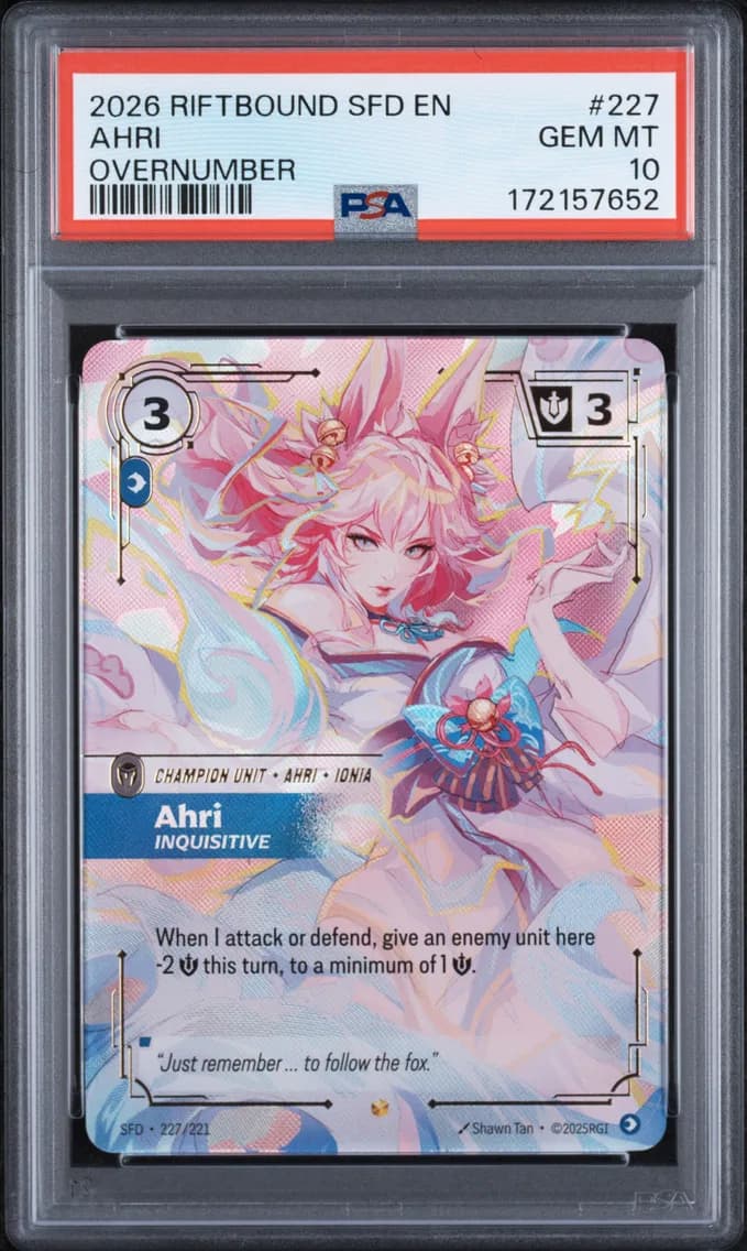 Ahri - Inquisitive, PSA 10