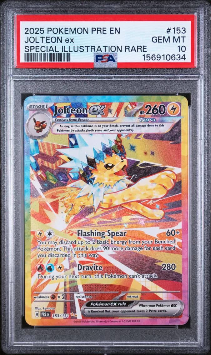 Jolteon EX, PSA 10