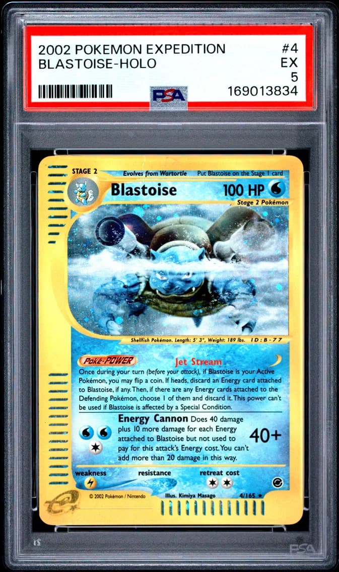 Blastoise-Holo, PSA 5