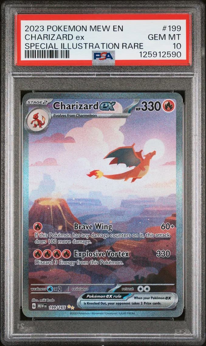 Charizard EX, PSA 10