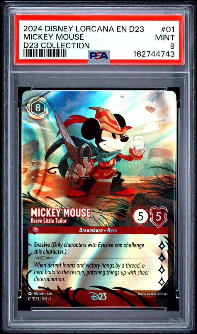 MICKEY MOUSE, PSA 9