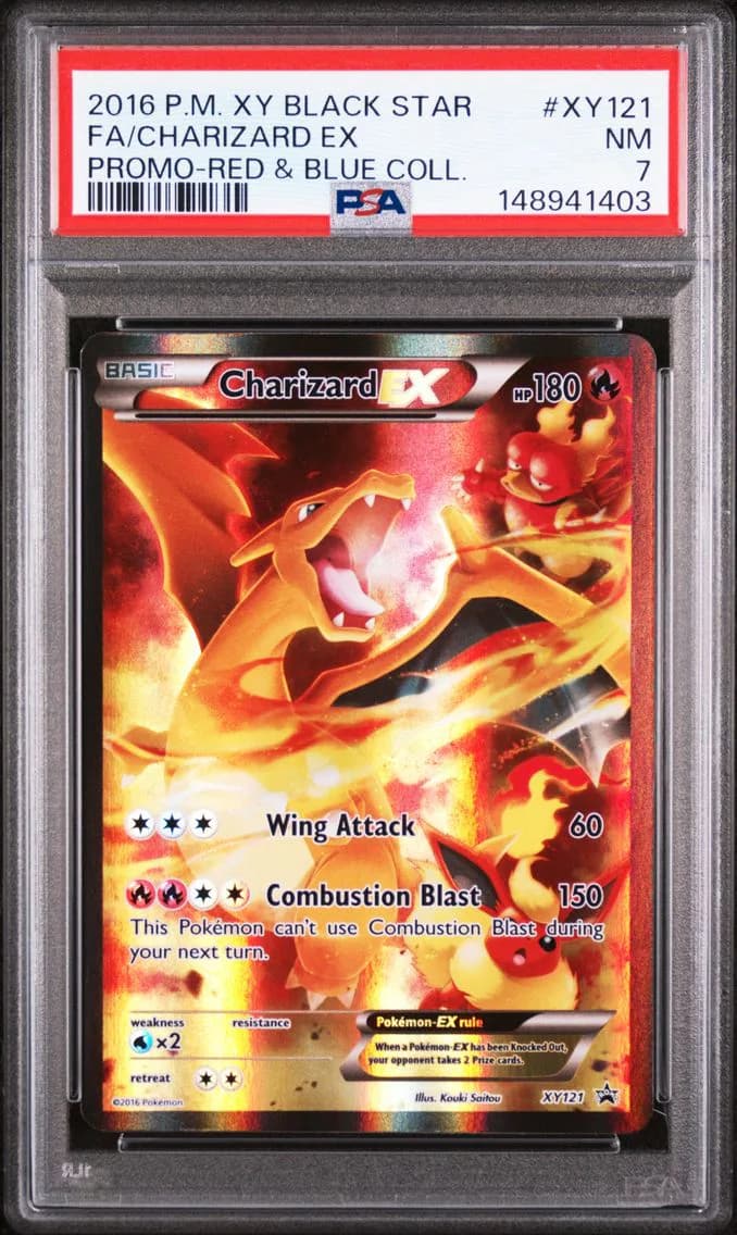 Full Art/Charizard EX, PSA 7