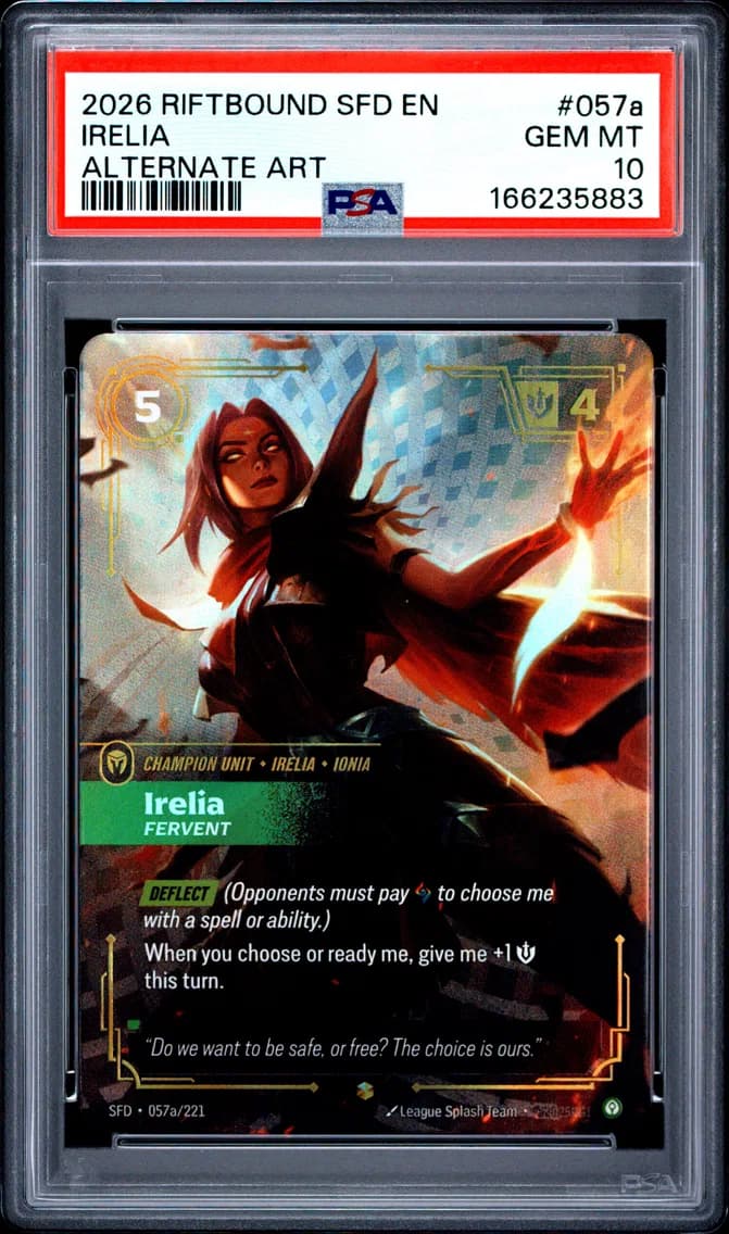 Irelia - Fervent, PSA 10