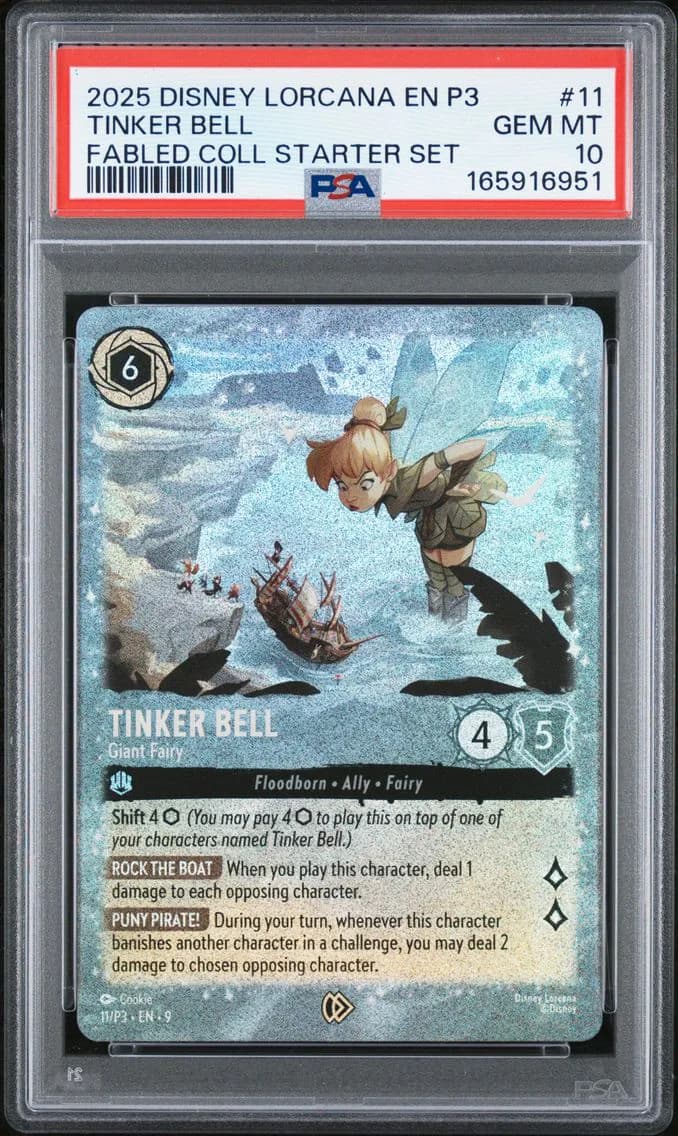 Tinker Bell - Giant Fairy, PSA 10