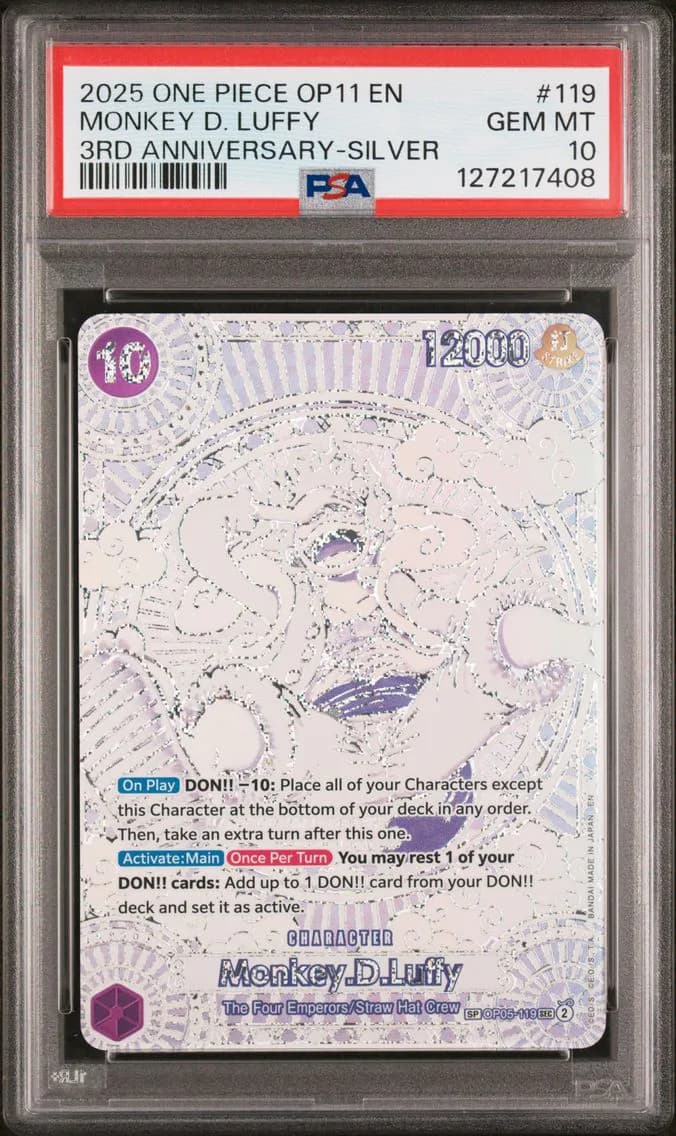 Monkey D. Luffy, PSA 10