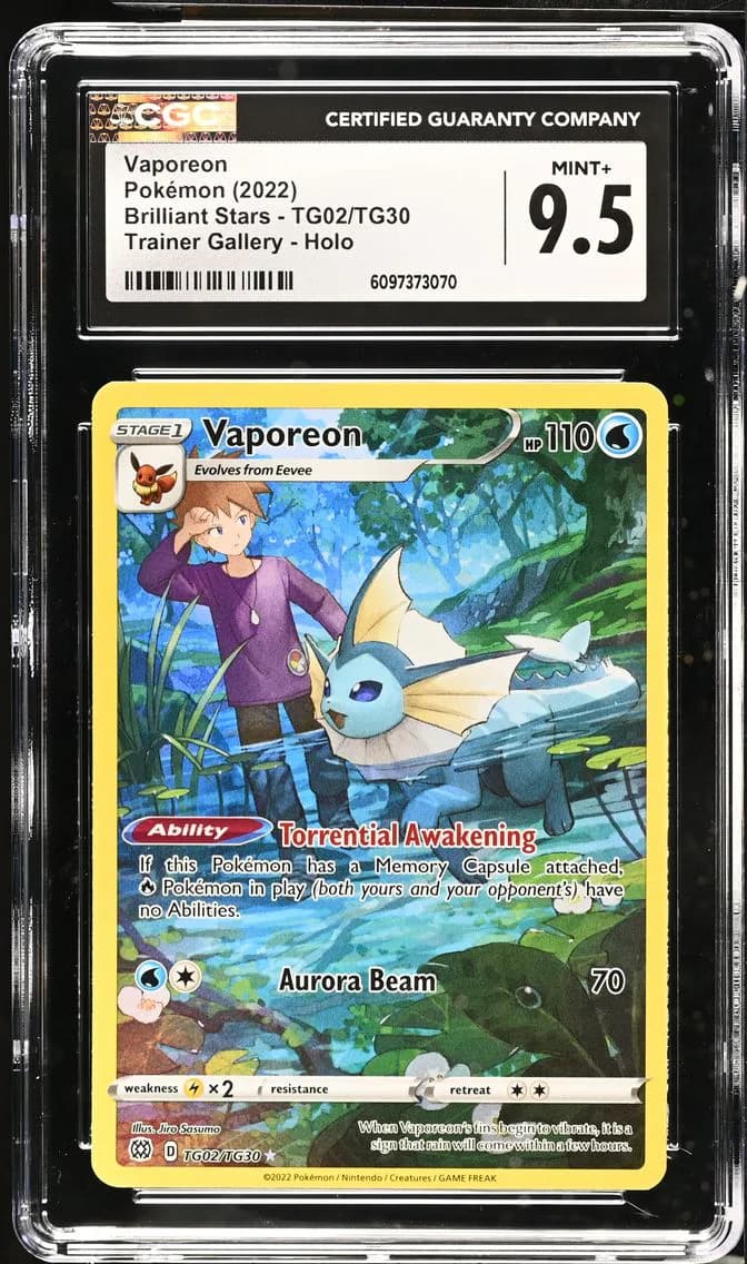 Vaporeon, CGC 9.5