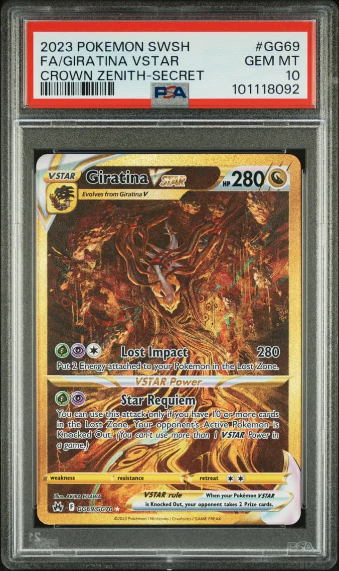 Full Art/Giratina Vstar, PSA 10
