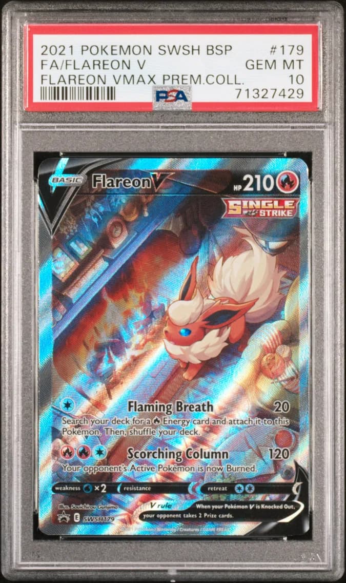 Full Art/Flareon V, PSA 10