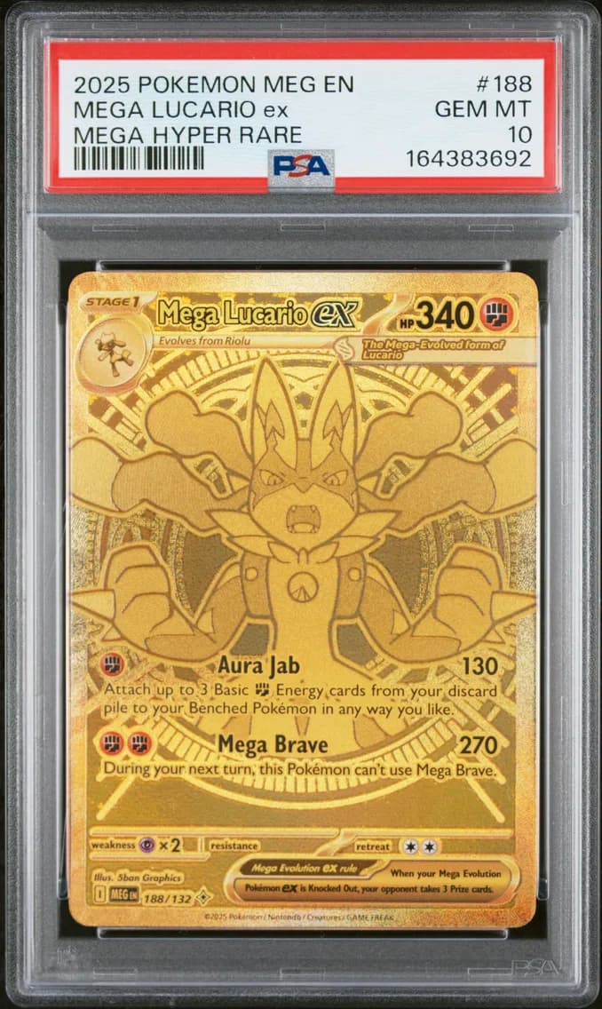 Mega Lucario EX, PSA 10