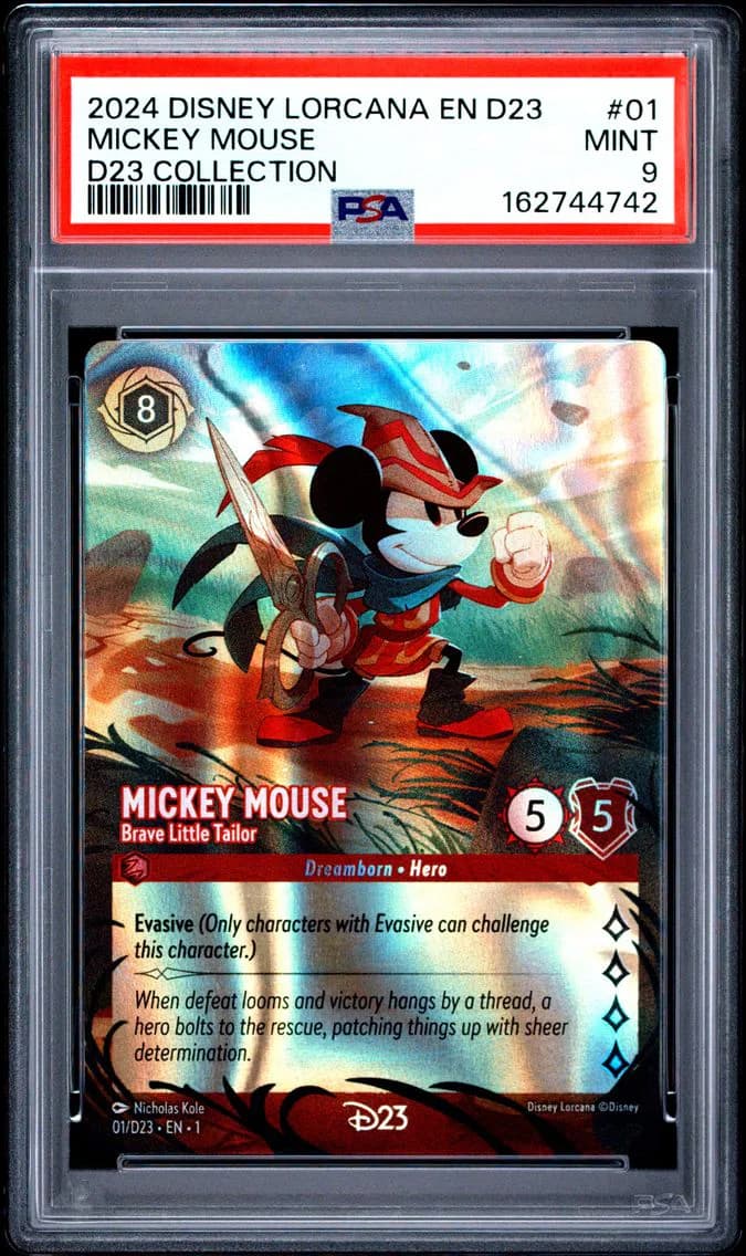 MICKEY MOUSE, PSA 9