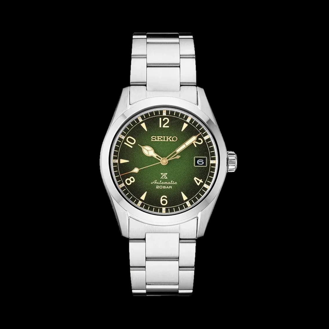 Seiko SPB155 Prospex Land 'Alpinist' 38mm - Green on Bracelet, TEDDY BALDASSARRE 10