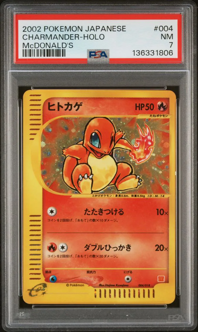 Charmander-Holo, PSA 7