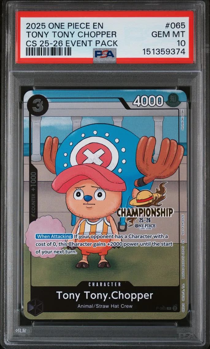 Tony Tony Chopper, PSA 10