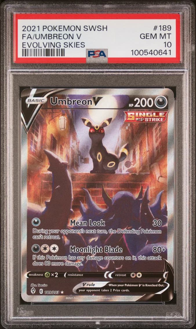 Full Art/Umbreon V, PSA 10