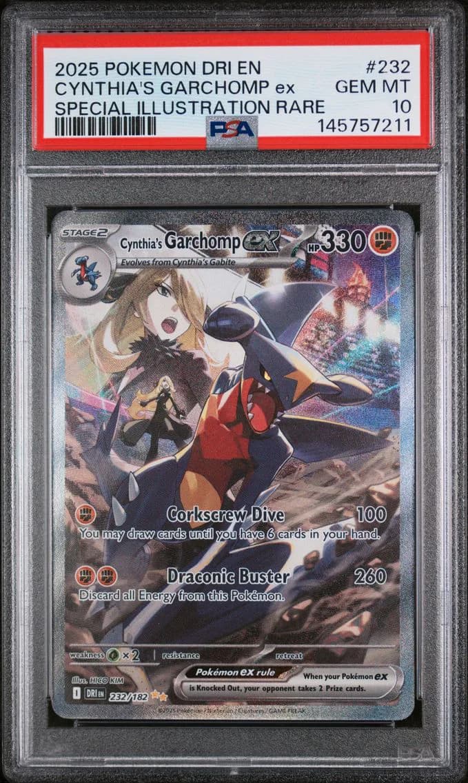 Cynthia's Garchomp EX, PSA 10