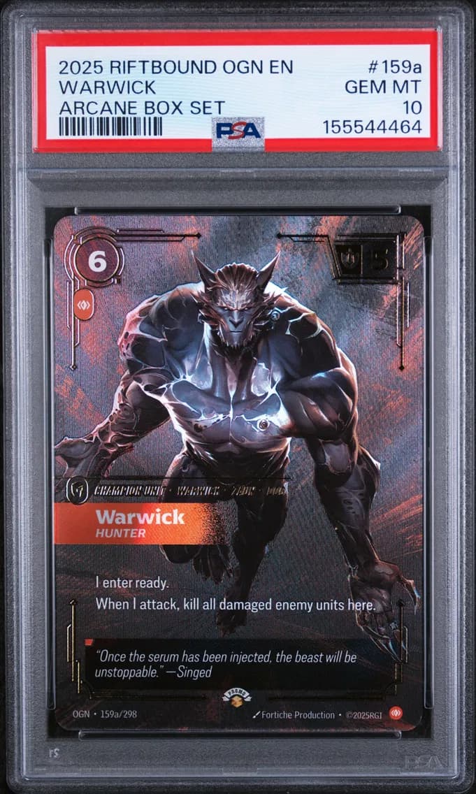 Warwick - Hunter, PSA 10