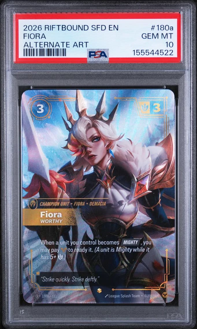 Fiora - Worthy, PSA 10