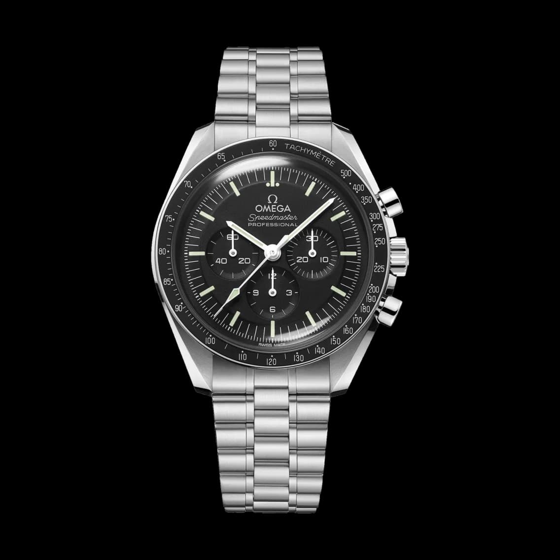 OMEGA Speedmaster Moonwatch Professional Hesalite 42mm - Black on Bracelet, TEDDY BALDASSARRE 10