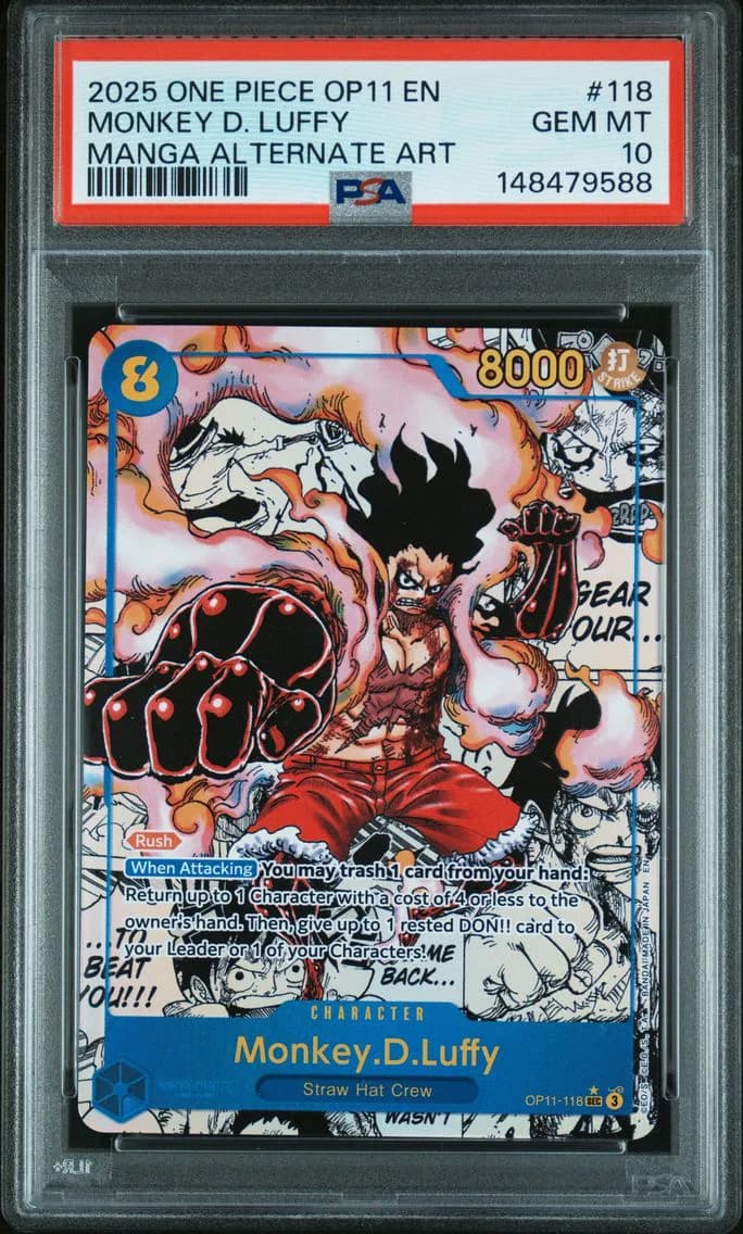 Monkey D. Luffy, PSA 10