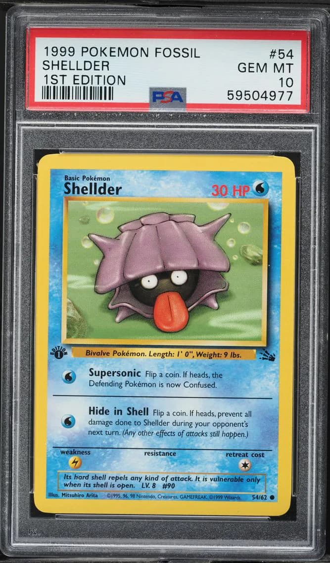 Shellder 1st Edition, PSA 10