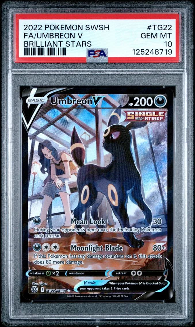 Full Art/Umbreon V, PSA 10