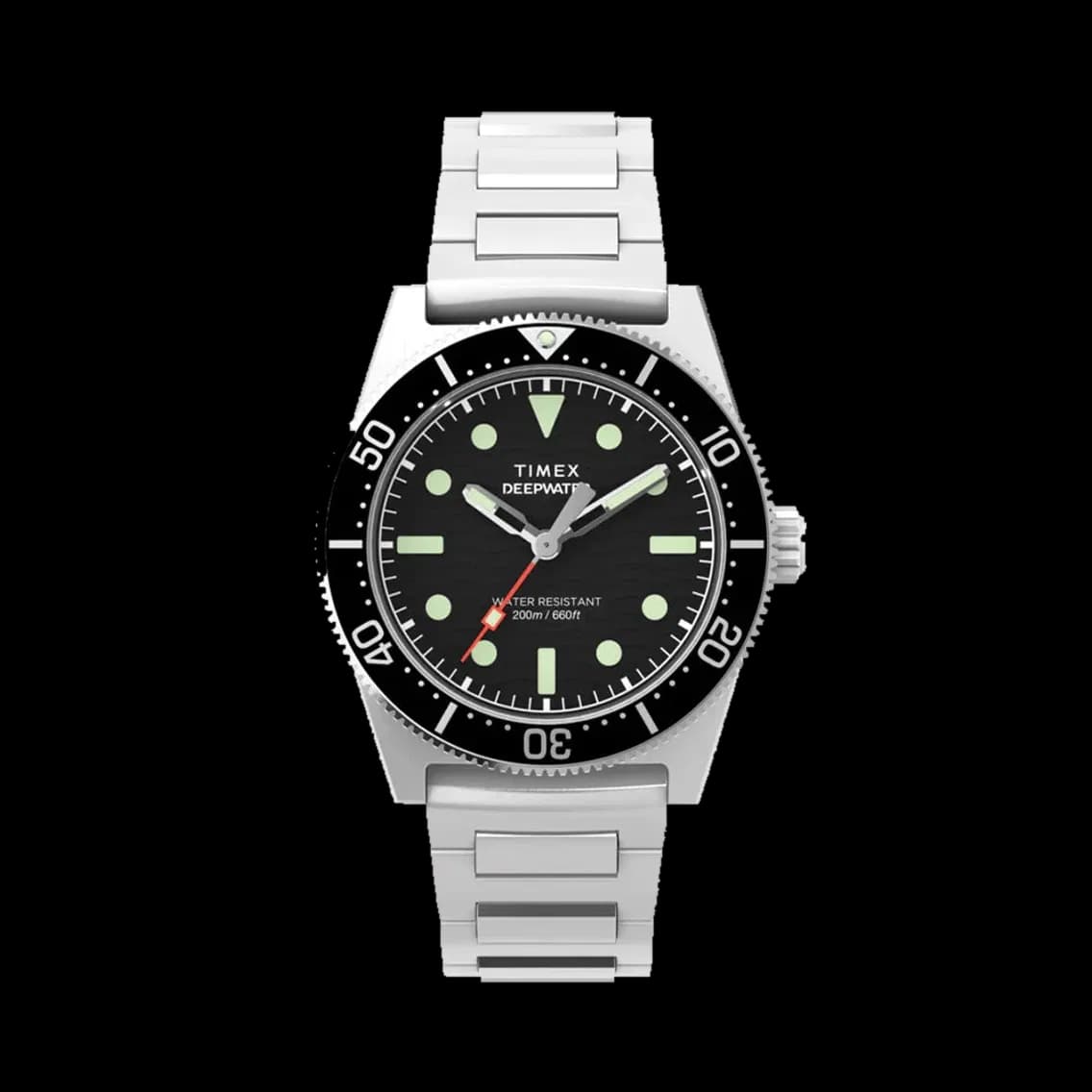 Timex Deepwater Reef 200 41mm - Black on Stainless Steel Bracelet, TEDDY BALDASSARRE 10