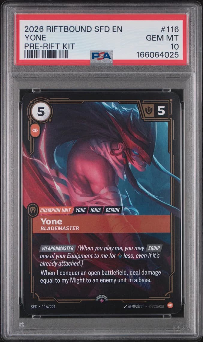 Yone - Blademaster, PSA 10