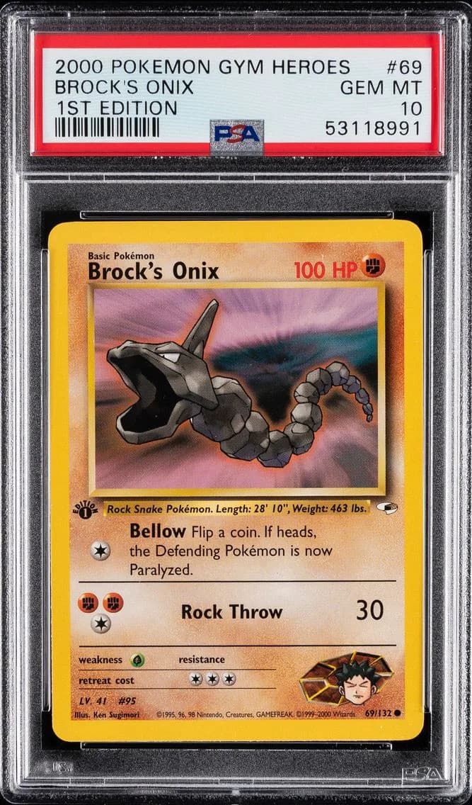 BROCK'S ONIX, PSA 10