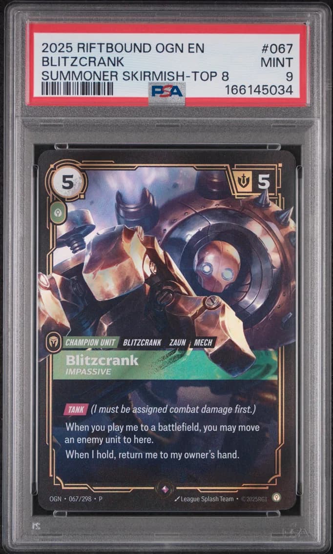 Blitzcrank - Impassive, PSA 9