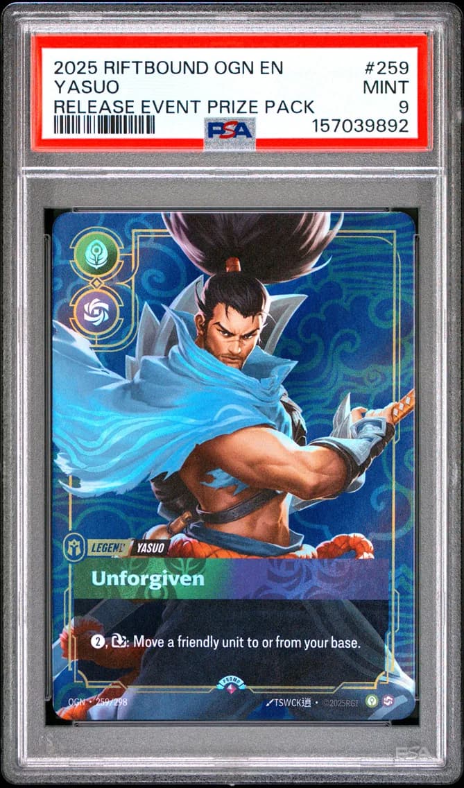 Yasuo - Unforgiven, PSA 9