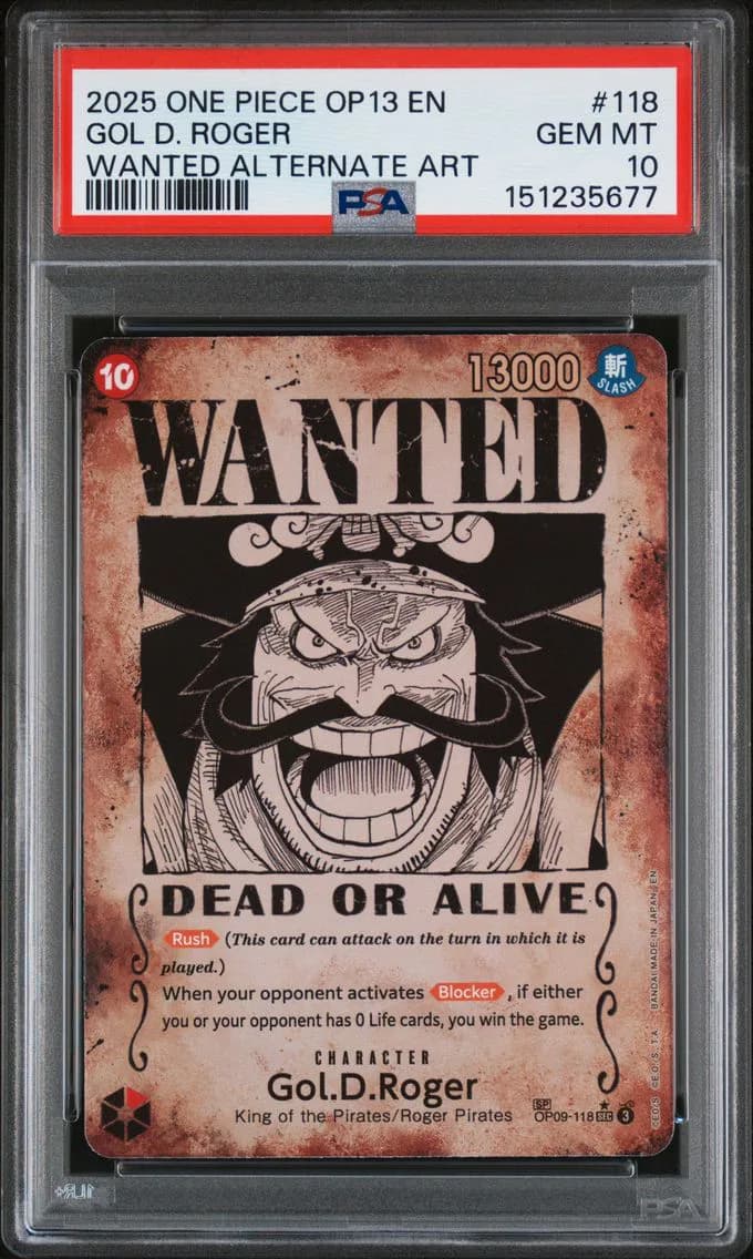 Gol D. Roger, PSA 10
