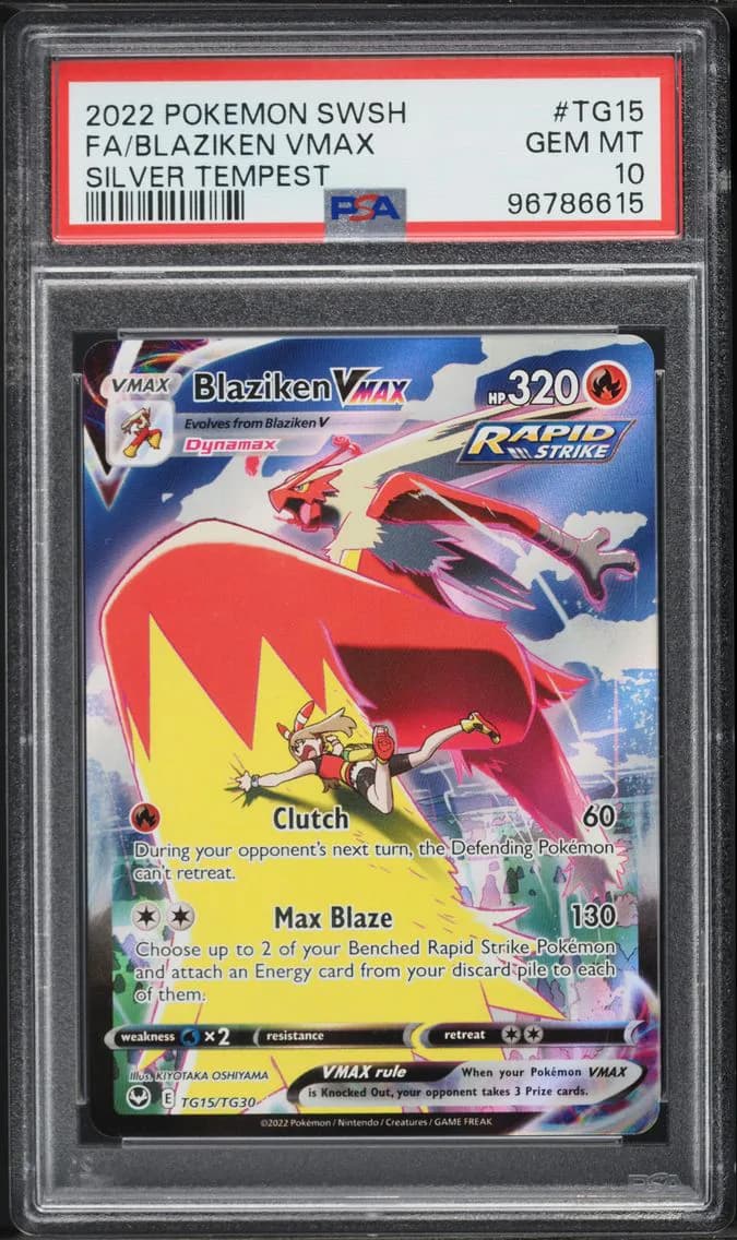 Full Art/Blaziken Vmax, PSA 10