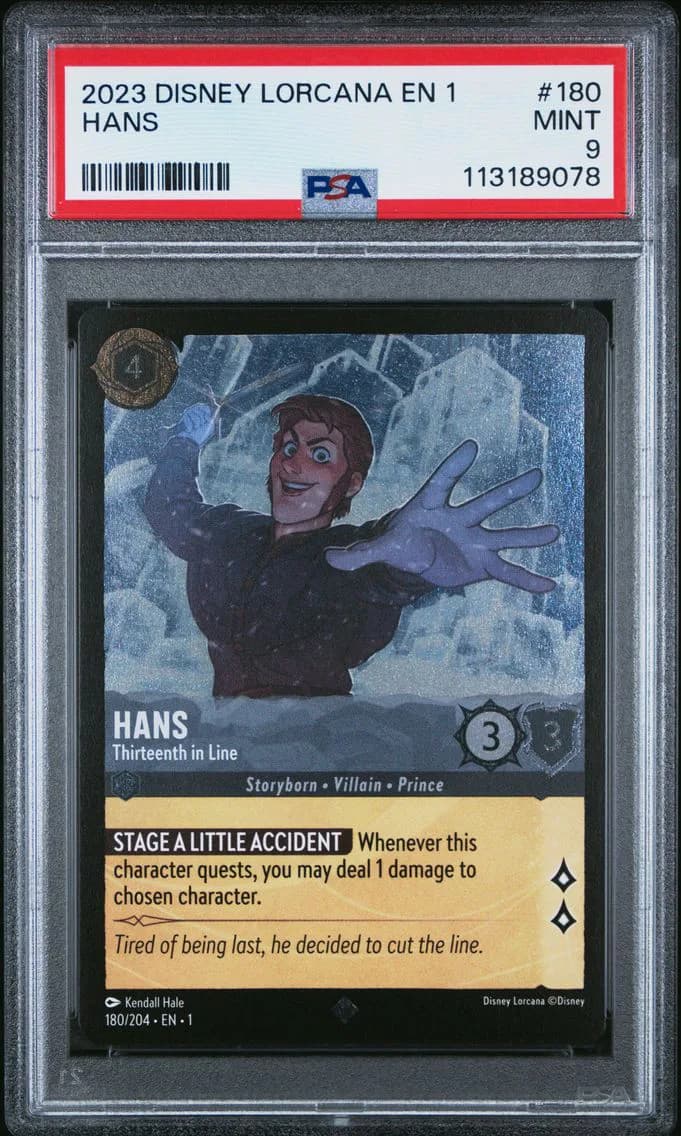 Hans - Thirteenth in Line, PSA 9