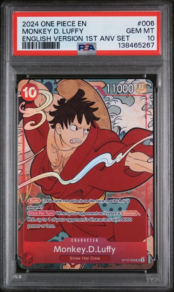 Monkey D. Luffy, PSA 10
