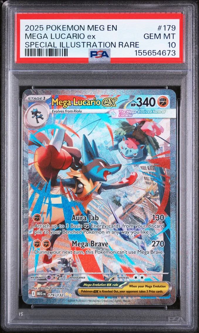 Mega Lucario EX, PSA 10