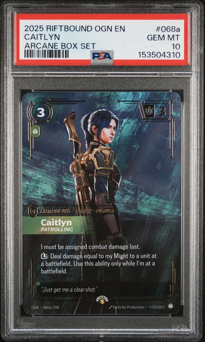 Caitlyn - Patrolling, PSA 10