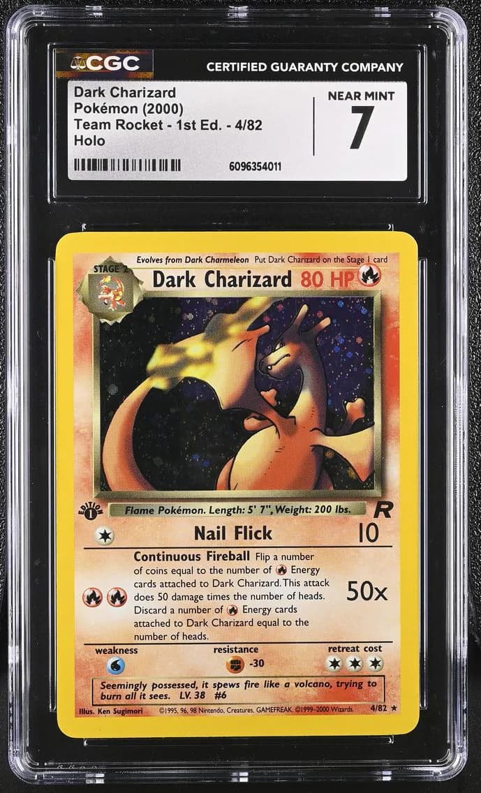 Dark Charizard, CGC 7