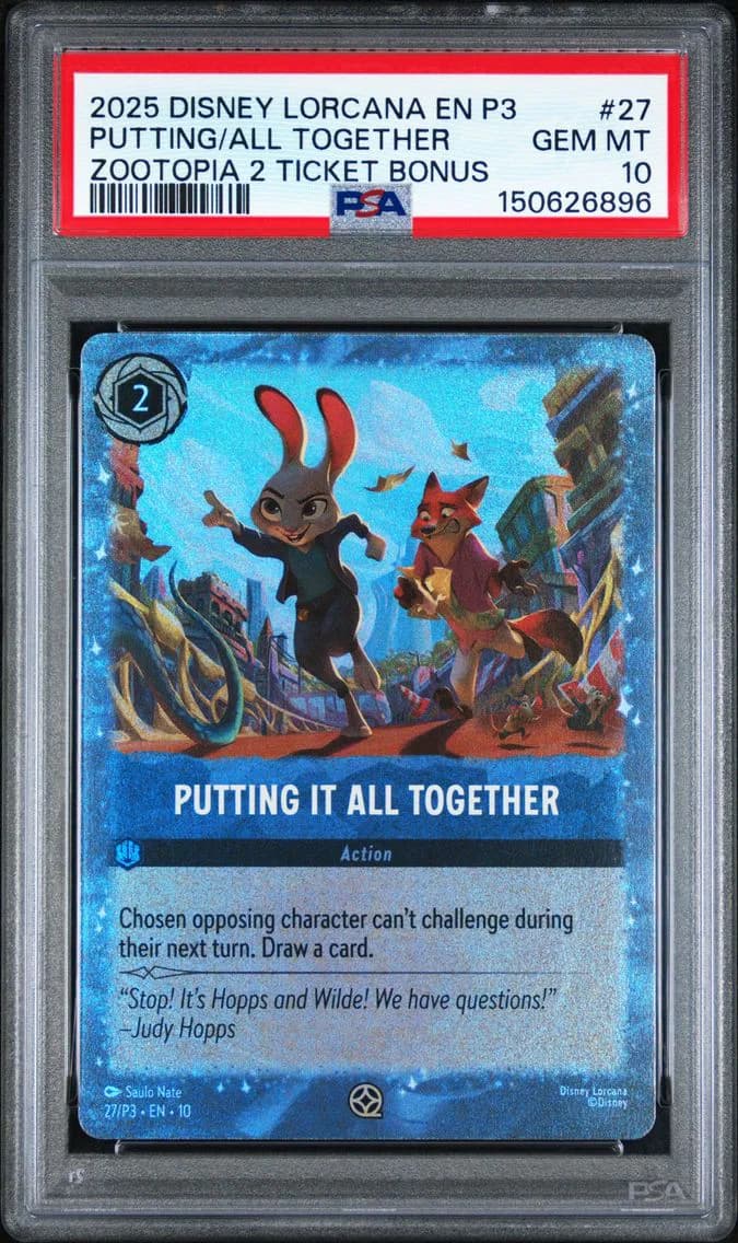 Putting It All Together, PSA 10