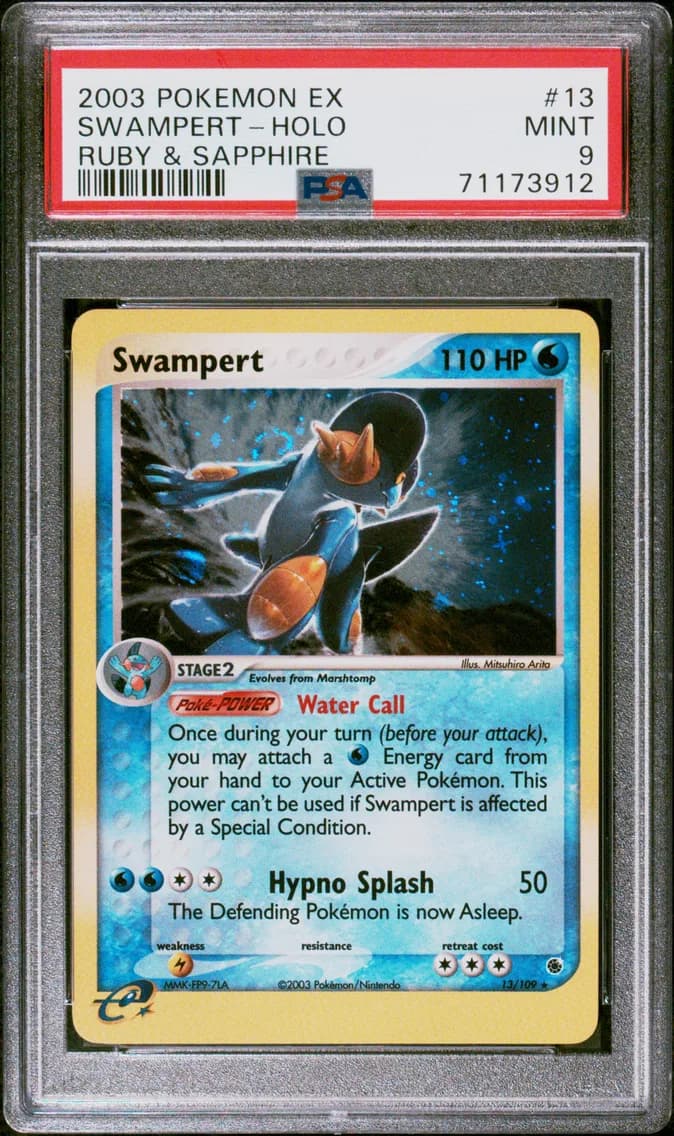Swampert-Holo, PSA 9