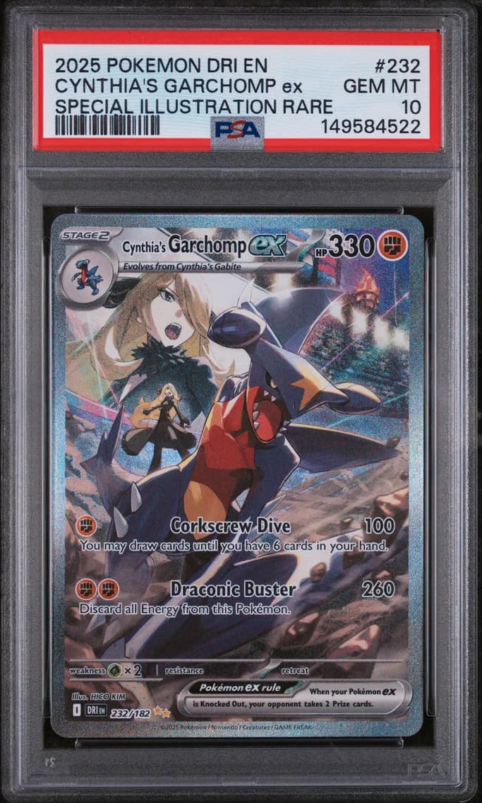 Cynthia's Garchomp EX, PSA 10