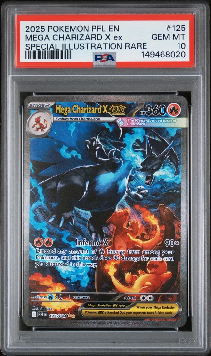 Mega Charizard X EX, PSA 10