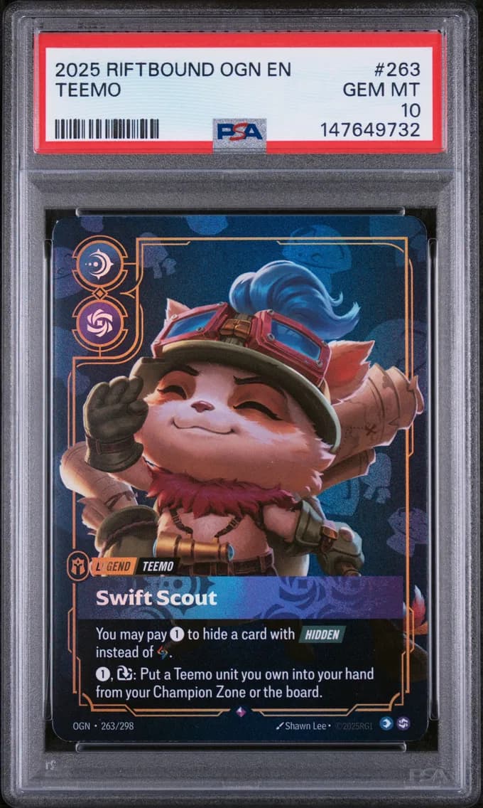 Teemo - Swift Scout, PSA 10