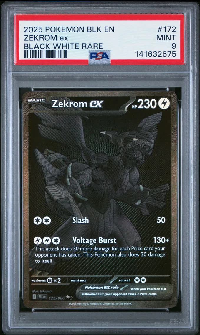 Zekrom EX, PSA 9