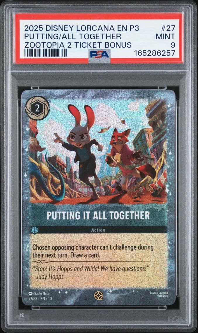 Putting It All Together, PSA 9