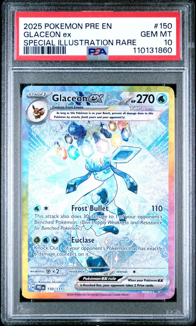 Glaceon EX, PSA 10