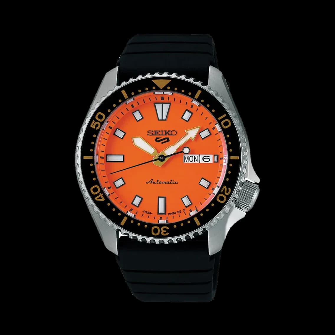 Seiko 5 SKX 42.5mm - Orange on Rubber Strap, TEDDY BALDASSARRE 10