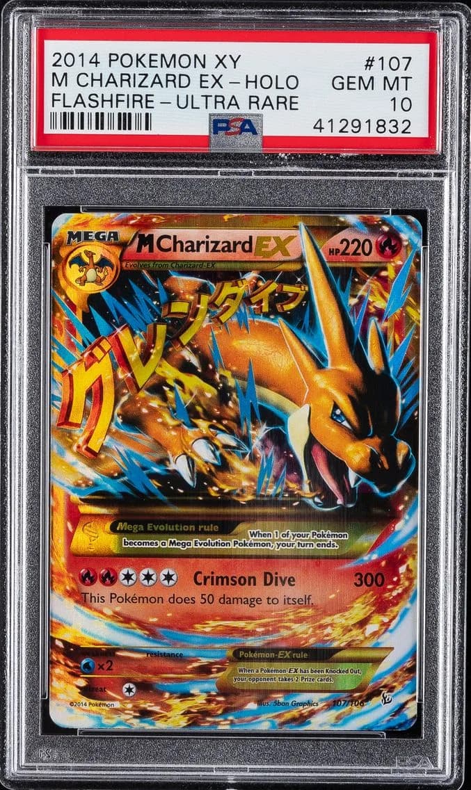 M Charizard EX, PSA 10
