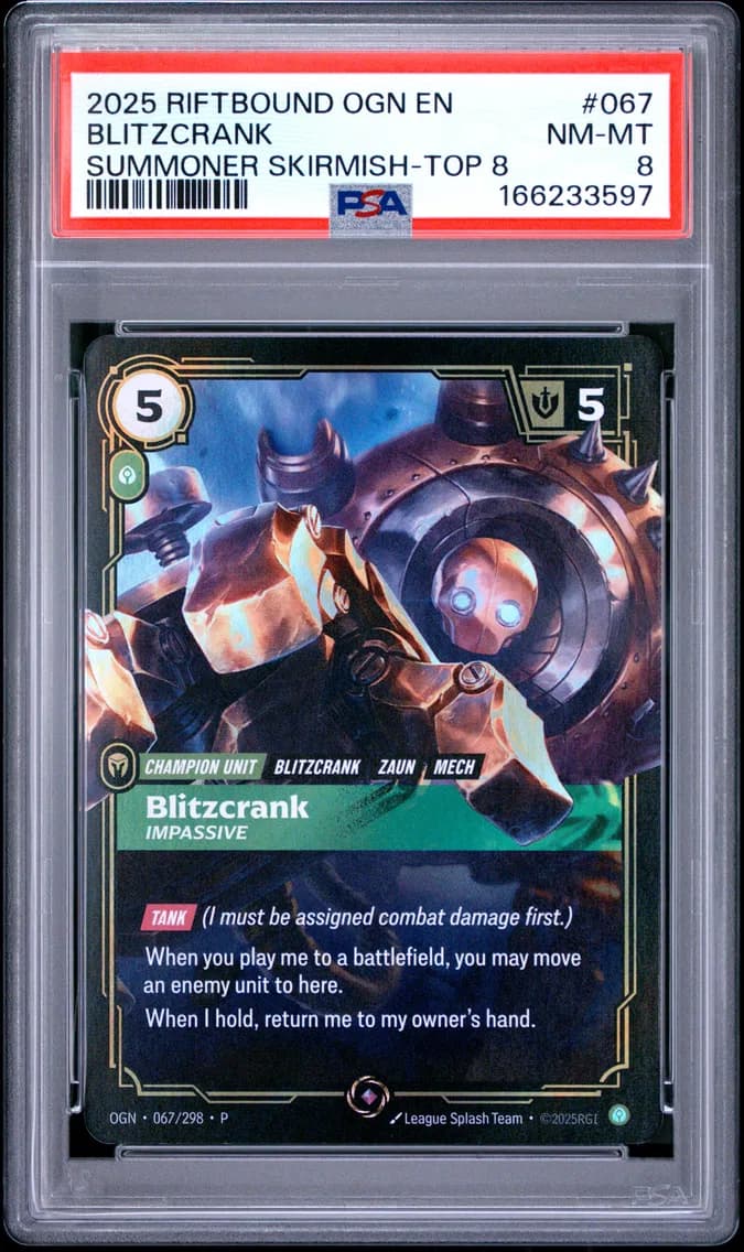 Blitzcrank - Impassive, PSA 8