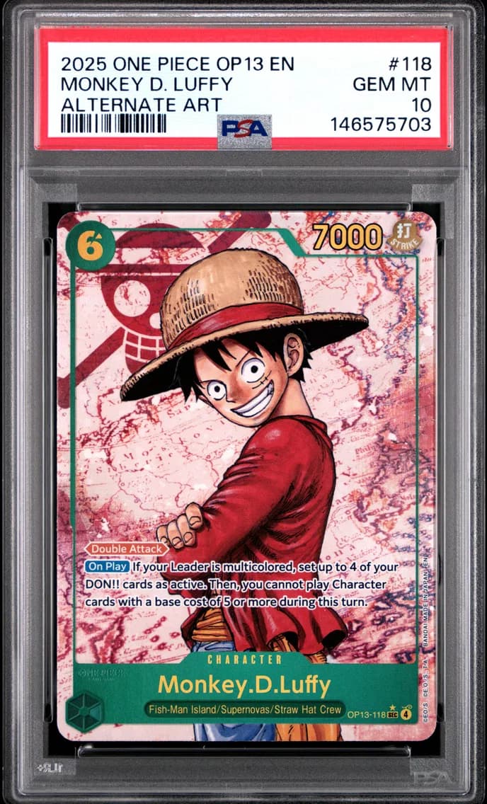 Monkey D. Luffy, PSA 10